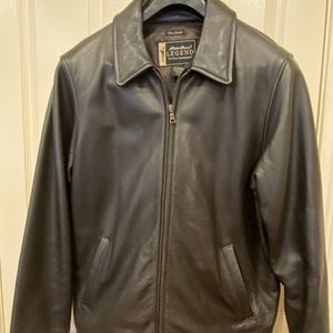 Eddie Bauer Legend Black Leather Women Large